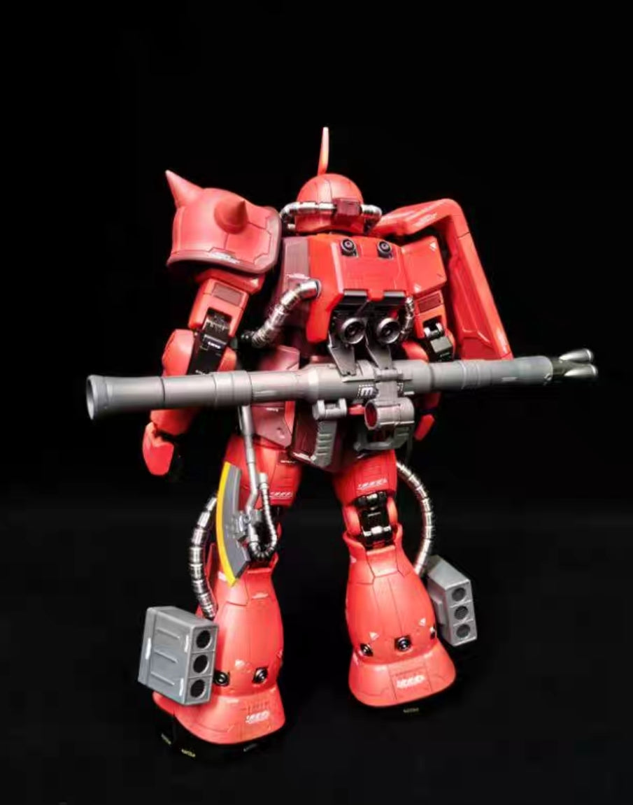 [Ready to Ship] Metal Soldier MS-02 1/100 MS-06S The Red Comet（Char's Zaku ll） - Addicted2Anime Singapore